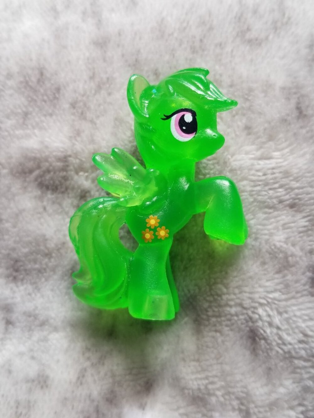 My Little Pony Figure Merry May Green Translucent MLP G4 Mini Figurine